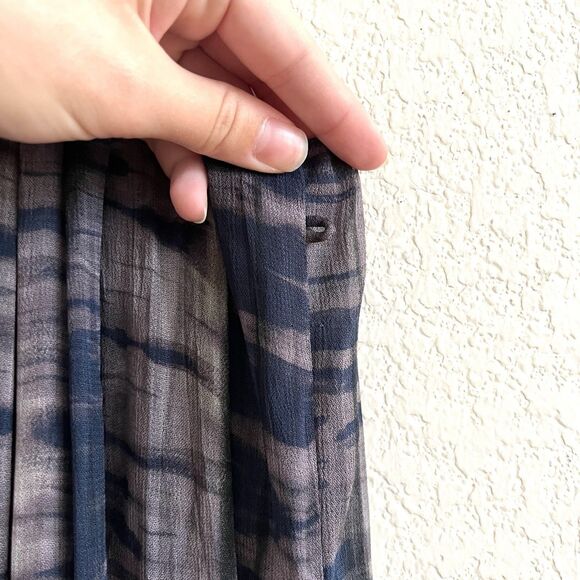 Nicholas K Tie Dye Grunge Fairy Oversized Sleeveless Layered Gauze Dress - Picture 5 of 8